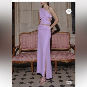 Elegant Lavender Maxi dress